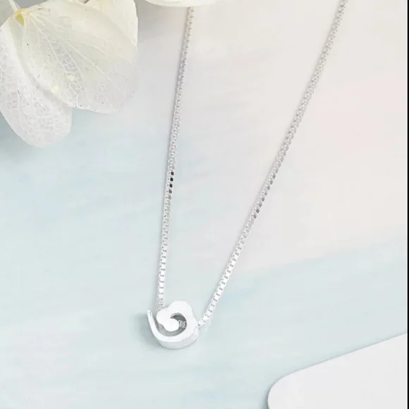 Dainty Cloud Necklace | 925 Sterling Silver - Picture 2 of 8
